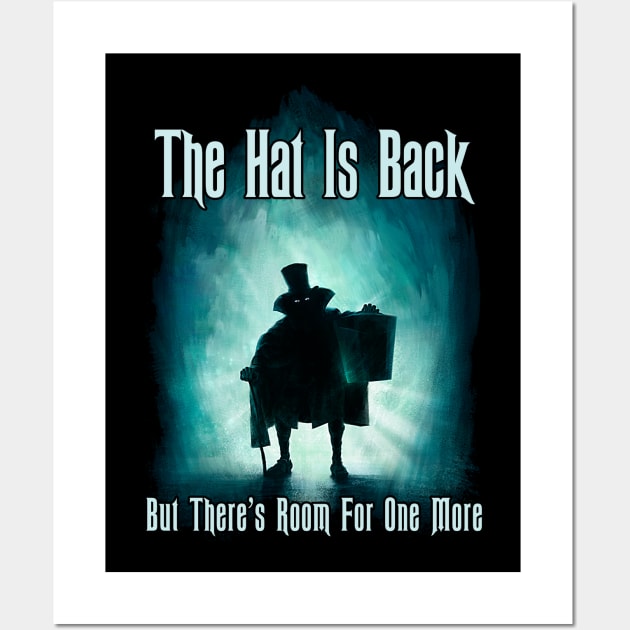 The Hat Is Back...Hatbox Ghost Wall Art by kevfla